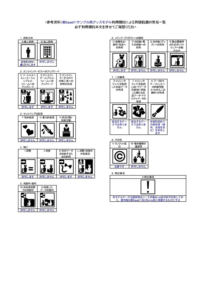 骸Squad!!グッズモデル配布中!