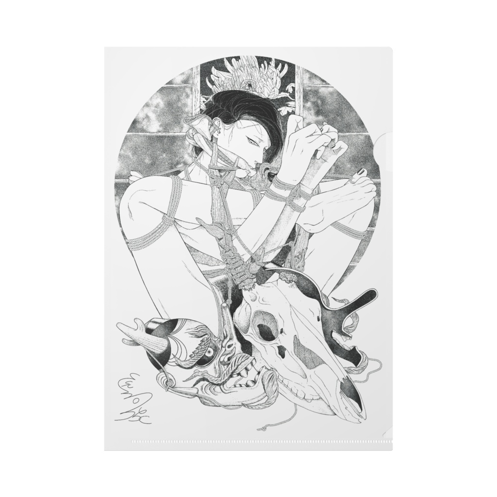 緊縛男子- A4クリアファイル