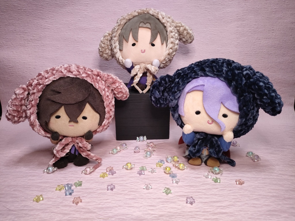 ぬいぐるみ いぬ耳帽子