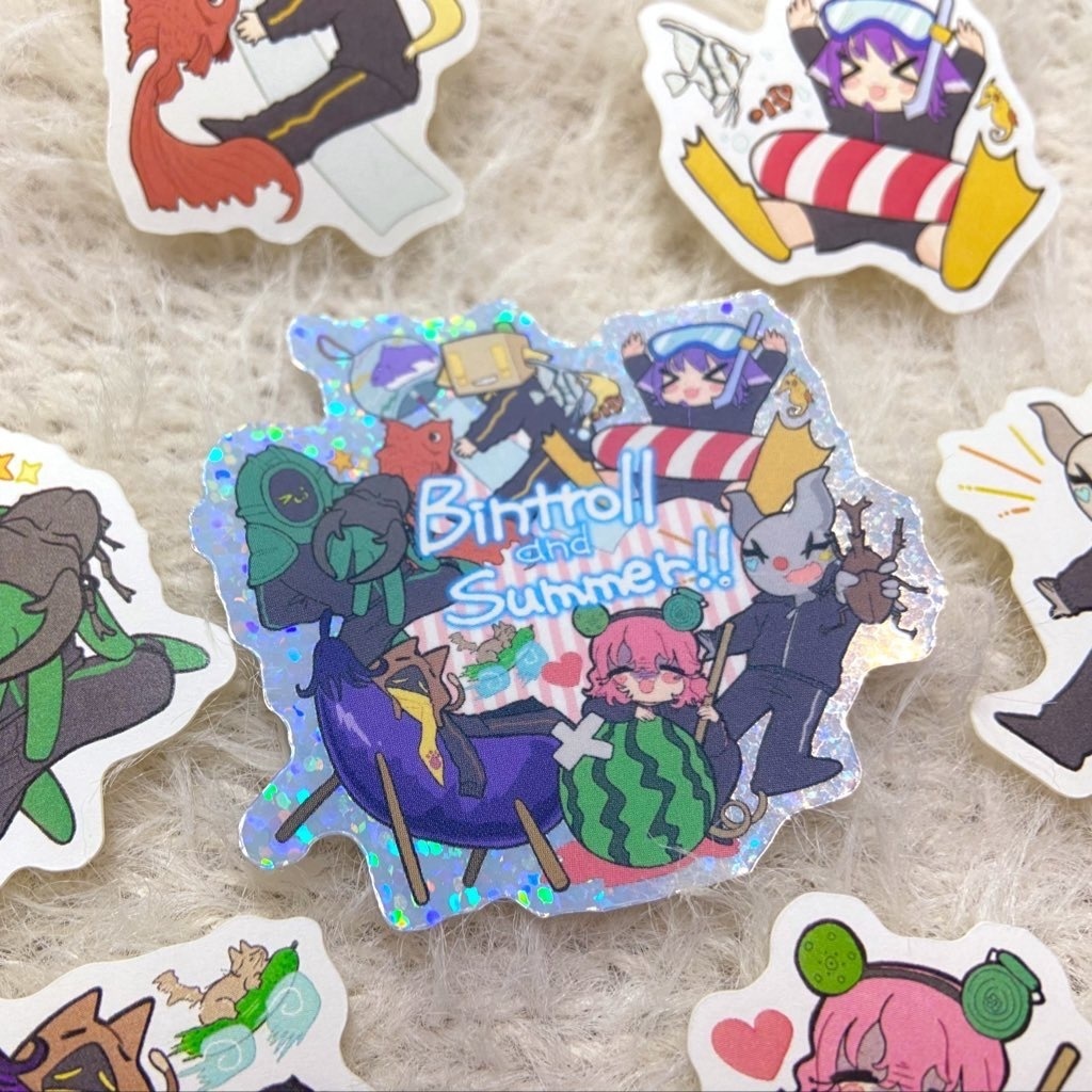 【非公式】びんとろえんじょい!さま~!!ステッカー