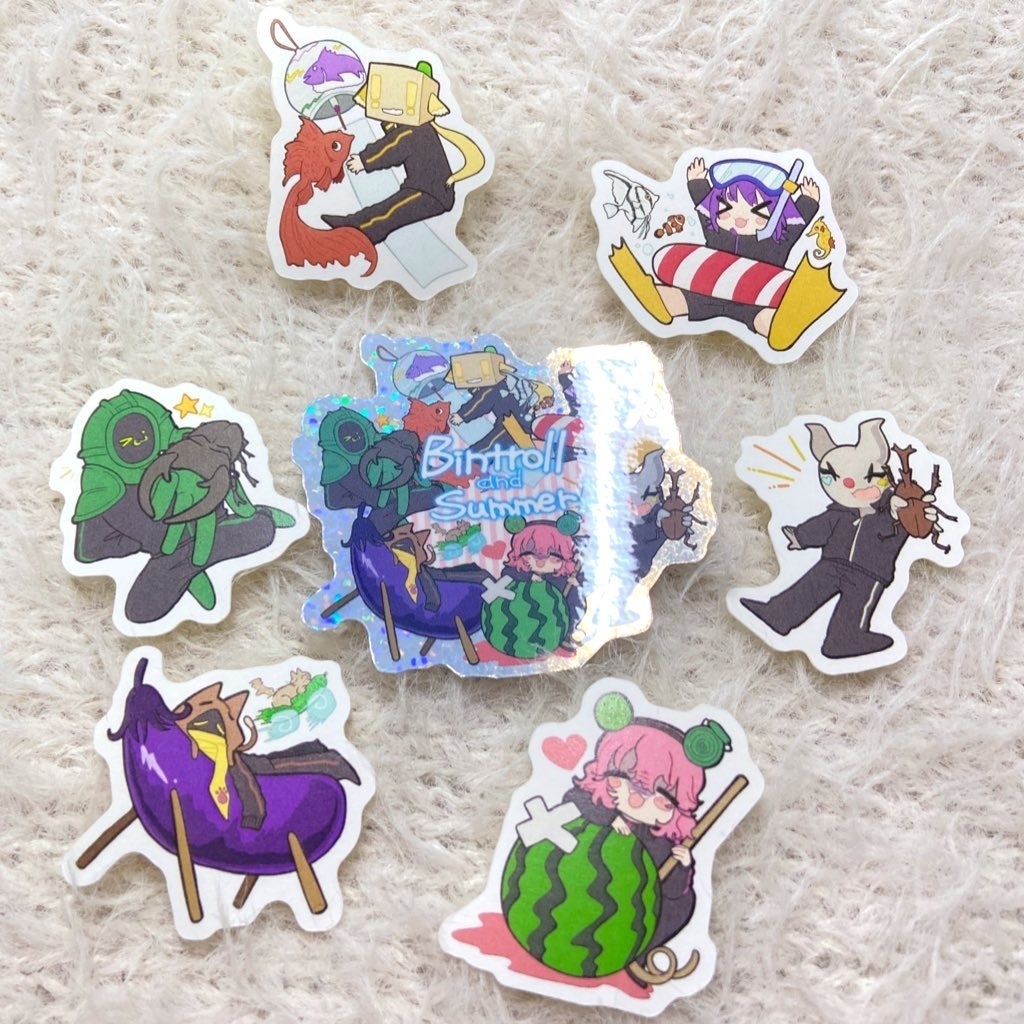 【非公式】びんとろえんじょい!さま~!!ステッカー