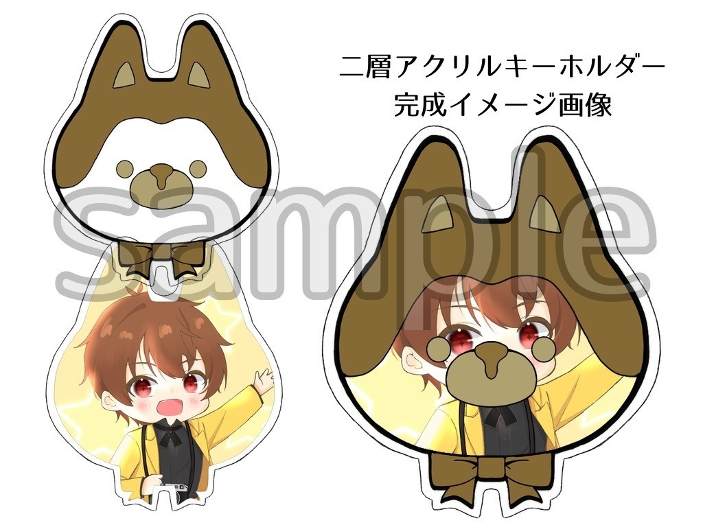 未定事件簿非公式2層アクリルキーホルダー