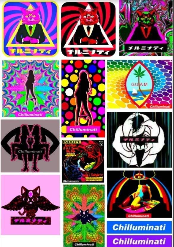 チルミナティ世田谷 ステッカーシート④【シンボル・ヴィヴィッドetc】