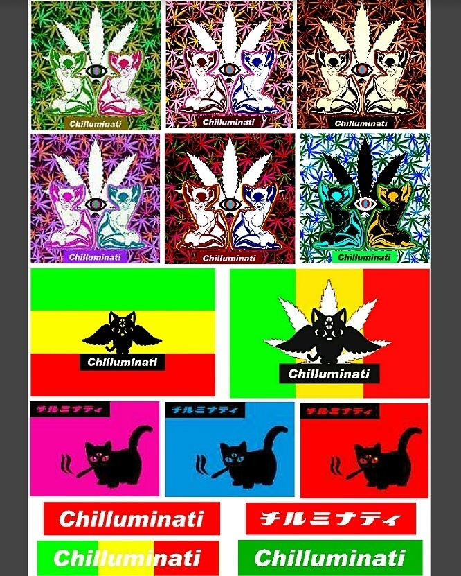チルミナティ世田谷 ステッカーシート ⑦【DOPE】