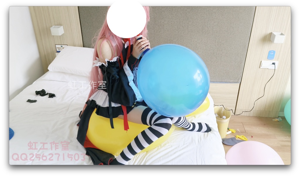 クルールは風船が爆発するまで風船に息を吹きかけ続けた