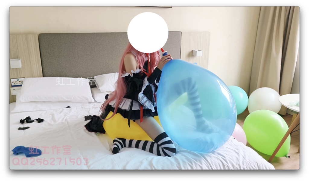 クルールは風船が爆発するまで風船に息を吹きかけ続けた