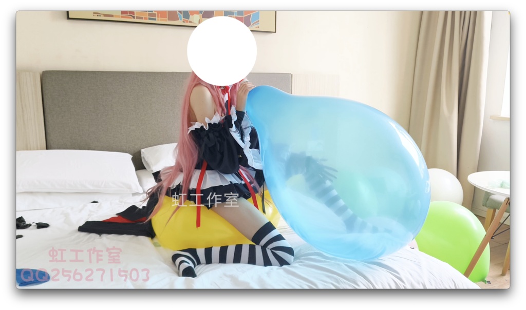 クルールは風船が爆発するまで風船に息を吹きかけ続けた