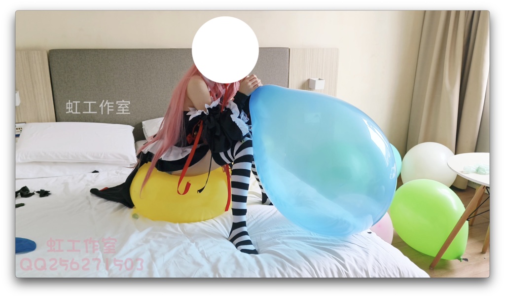 クルールは風船が爆発するまで風船に息を吹きかけ続けた