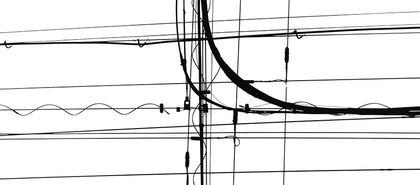 電線5 マグカップ