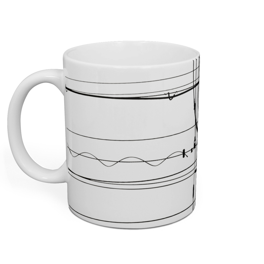 電線5 マグカップ