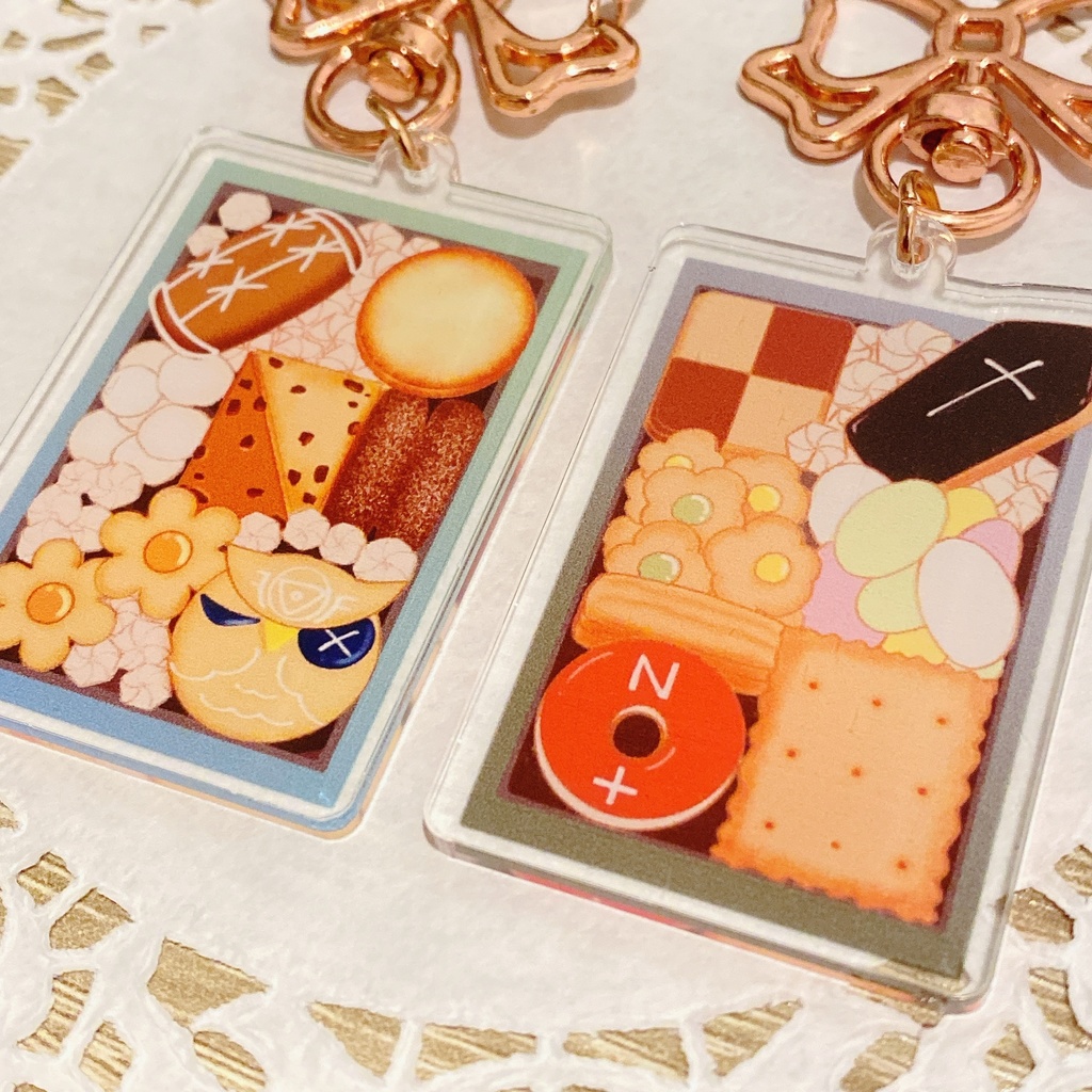 推しCPイメージ風クッキー缶アクキー