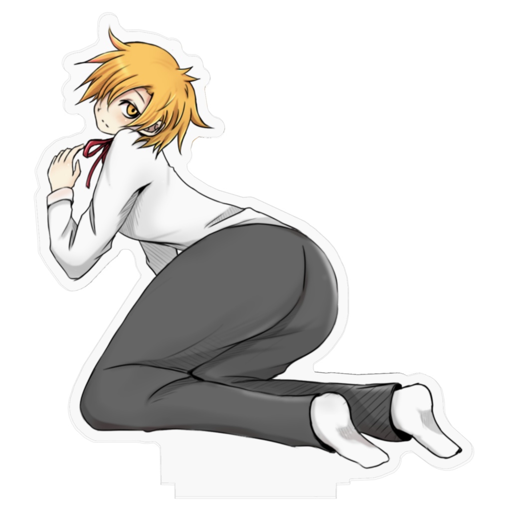 制服マッディちゃんのお尻スタンド