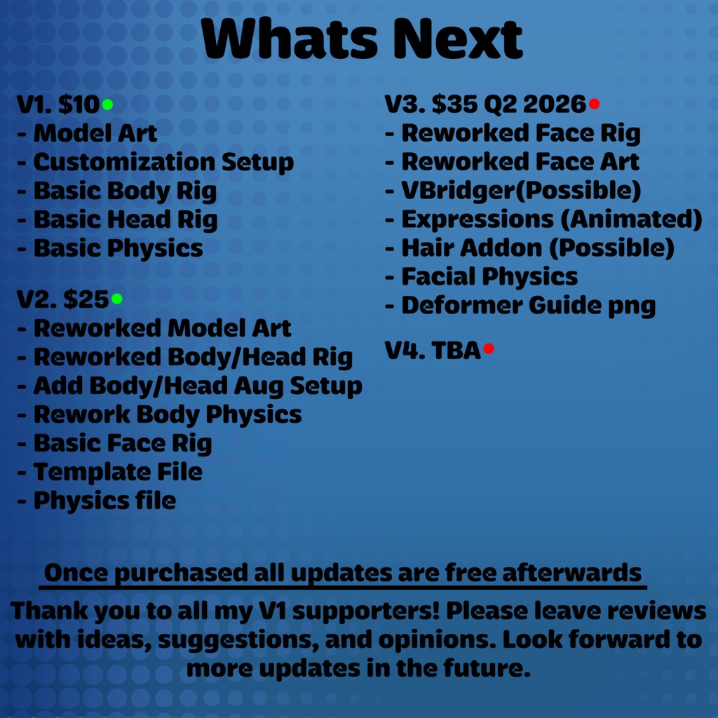 Vtuber Full Body Base V2