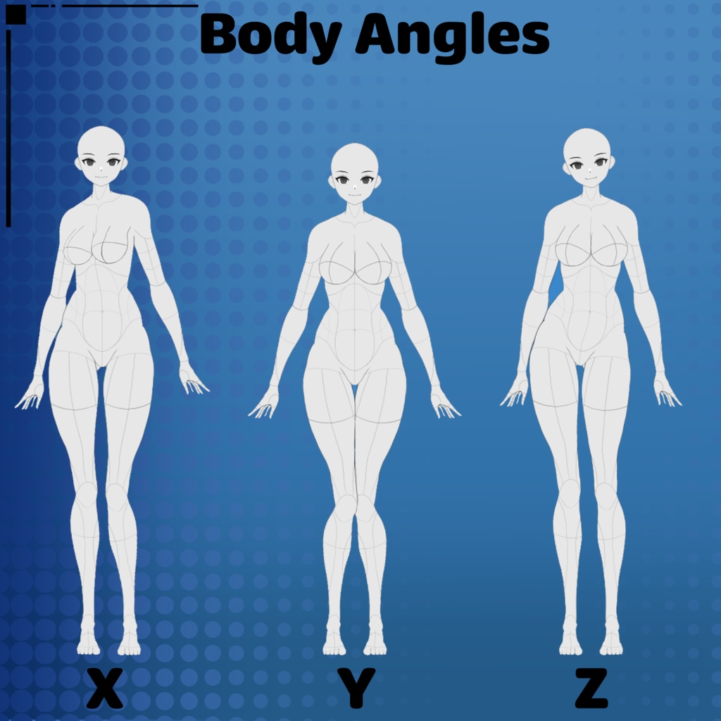 Vtuber Full Body Base V2
