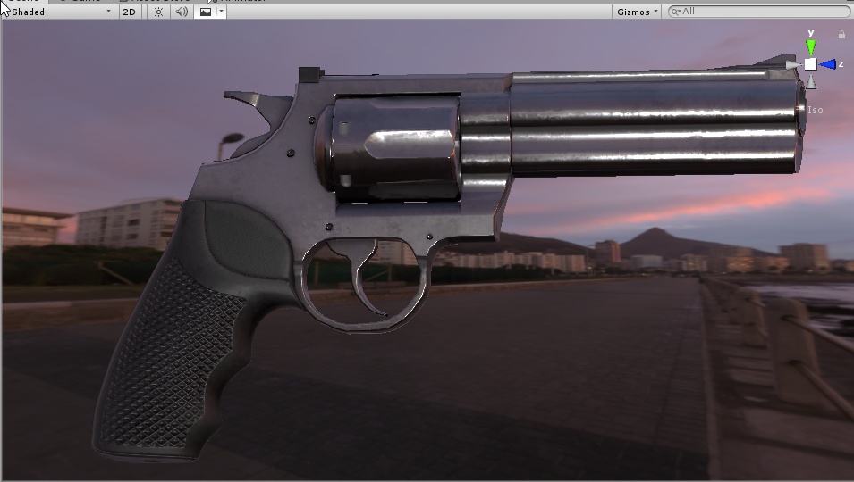 【3Dモデル】357マグナムリボルバー