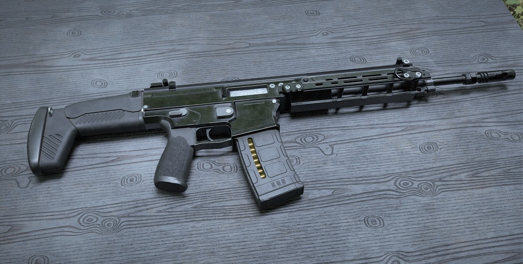 【3Dモデル】自衛隊20式5.56mm小銃アサルトライフル