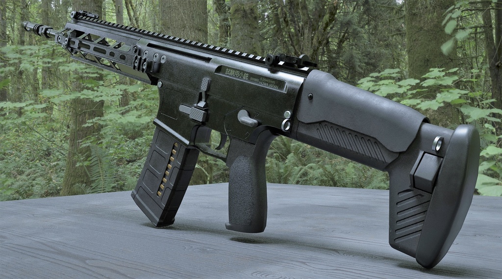 【3Dモデル】自衛隊20式5.56mm小銃アサルトライフル