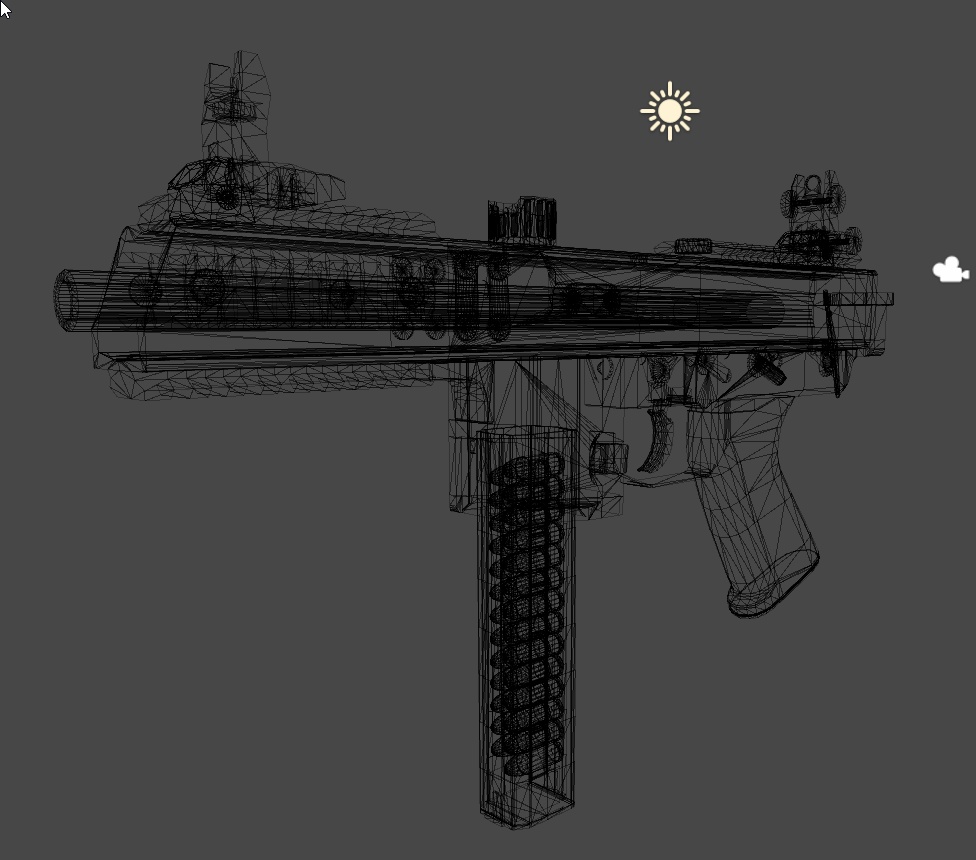 【3Dモデル】B&T KH9ピストルサブマシンガン