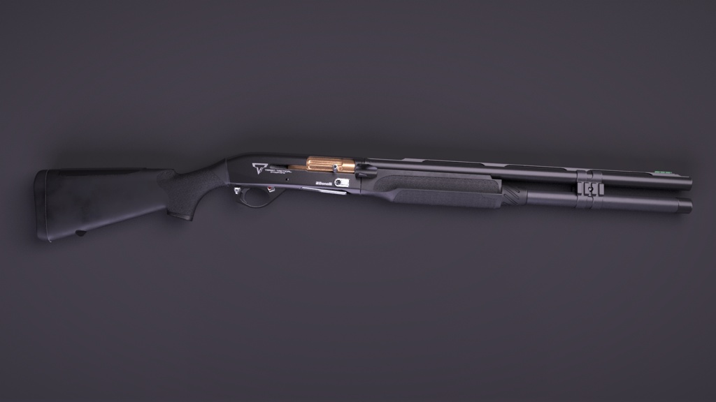 【VRChat向け】Benelli m2 JWカスタム【3Dモデル】