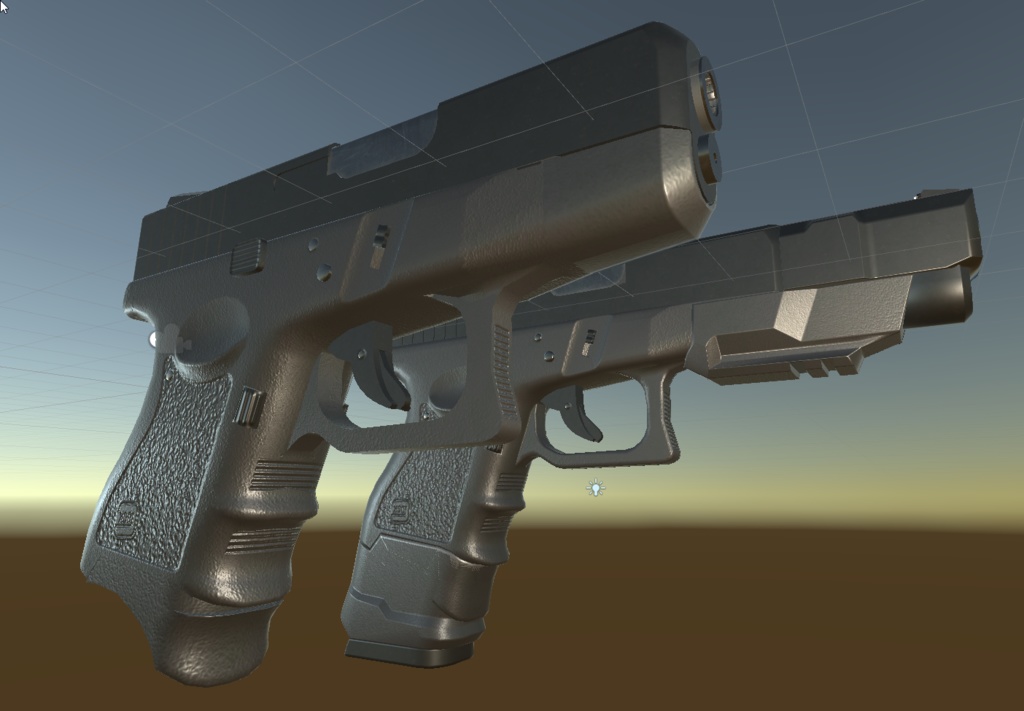 【VRChat向け】グロック26【3Dモデル】