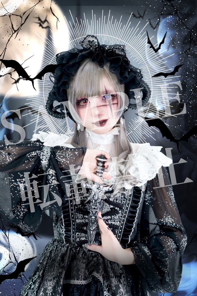 【夜縋らるむ】アー写ブロマイド(ｻｲﾝ入り)