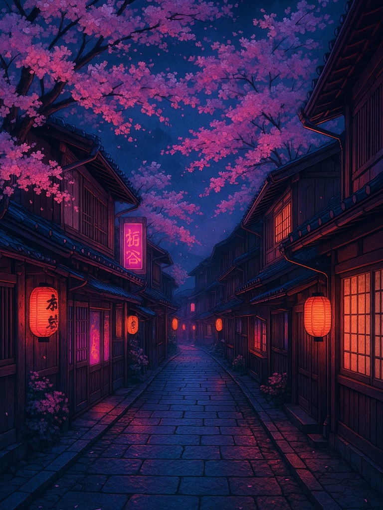 日本の街並み