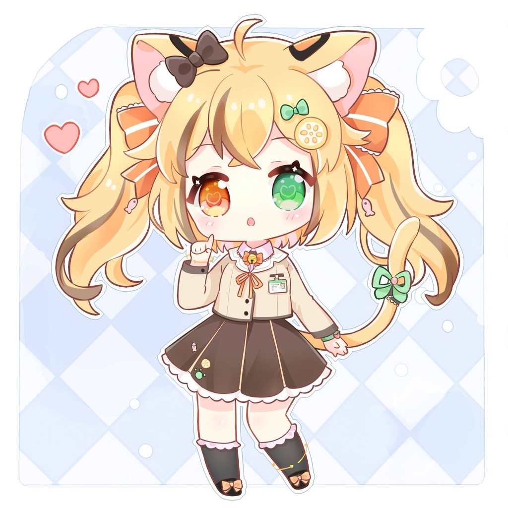 【FREE】OrangeSweet(橘梓糖)【Live2D/VRM Model】