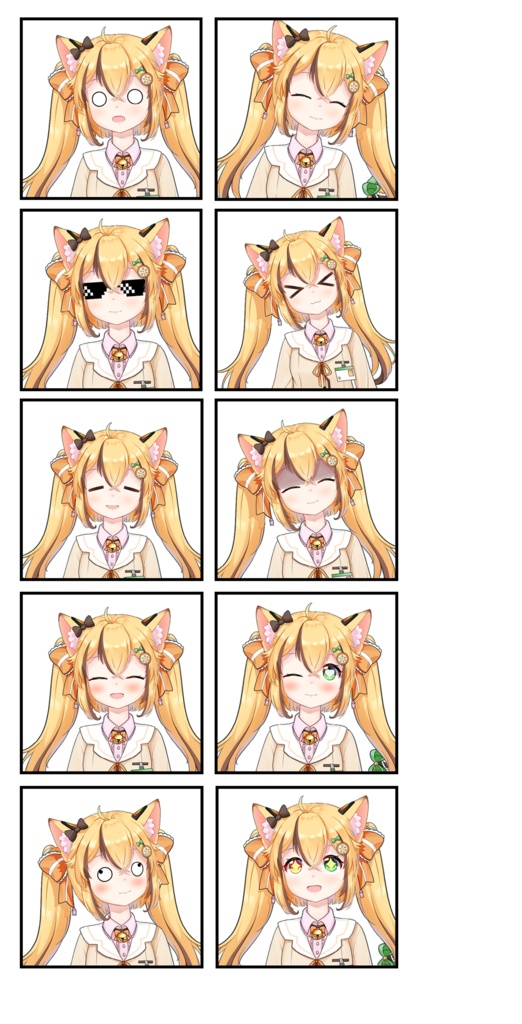 【FREE】OrangeSweet(橘梓糖)【Live2D/VRM Model】