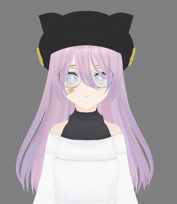 VRoid VRM Character Model (VTuber Ready) Customizable VRM Avatar – Anime Style Female Character