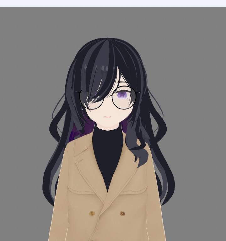 VRoid VRM Character Model (VTuber Ready) Customizable VRM Avatar – Anime Style Female Character