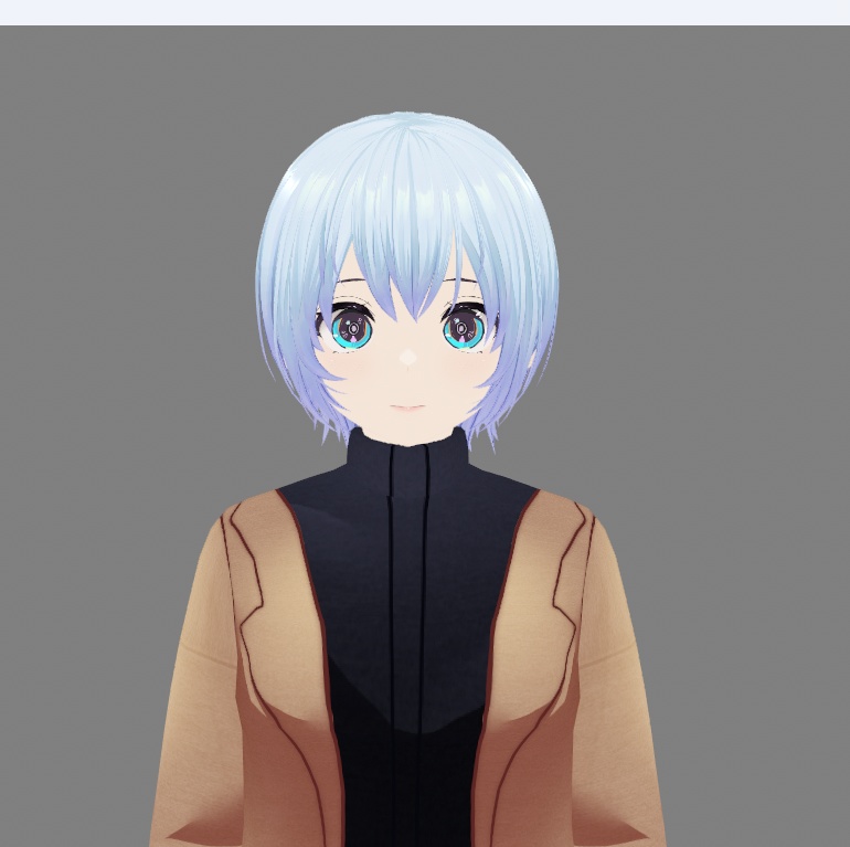 VRoid VRM Character Model (VTuber Ready) Customizable VRM Avatar – Anime Style Female Character