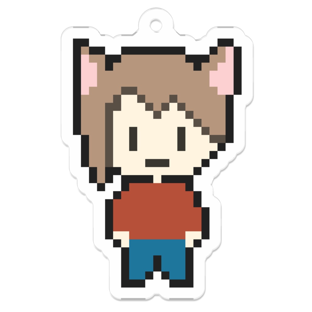 日山楽ドット絵アクリルキーホルダー