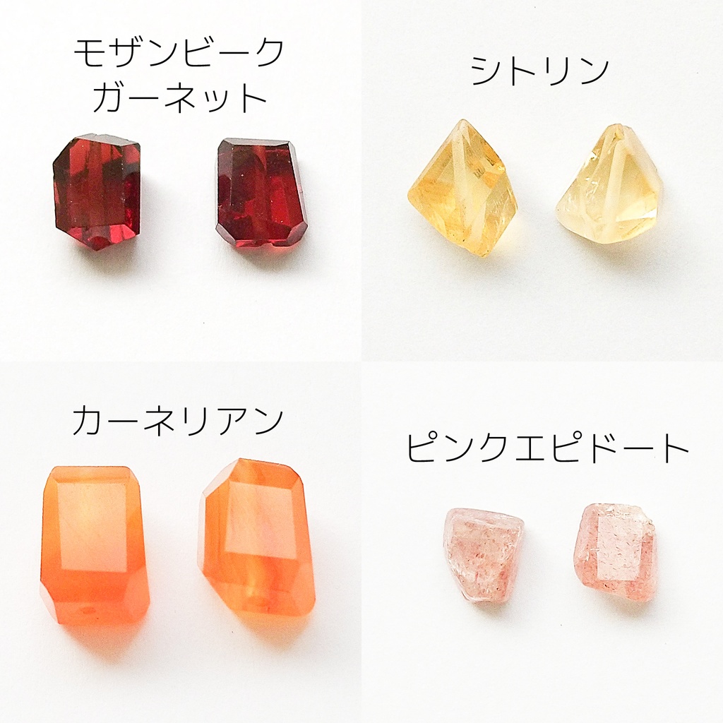 Mサイズ/2way 両耳用 推し色イヤーカフ・リング/サージカルステンレス/シルバーカラー