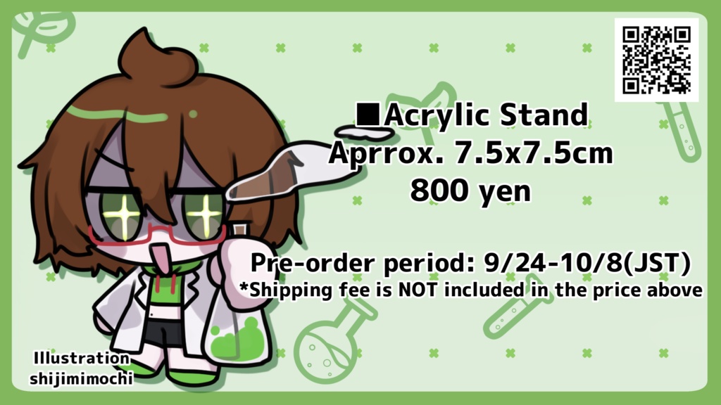 SDキャラのアクリルスタンド