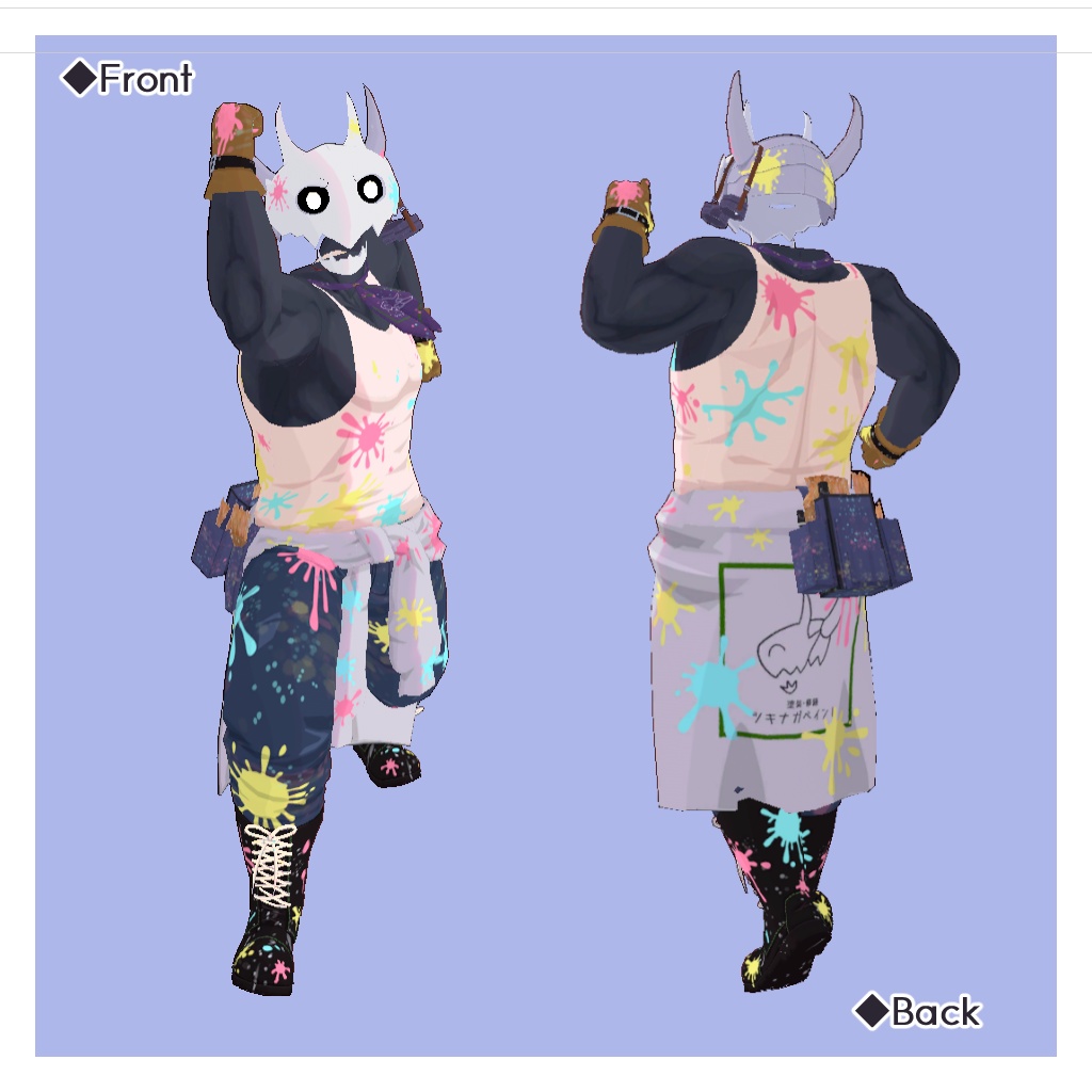 【オリジナル3Dモデル】ツキナガ