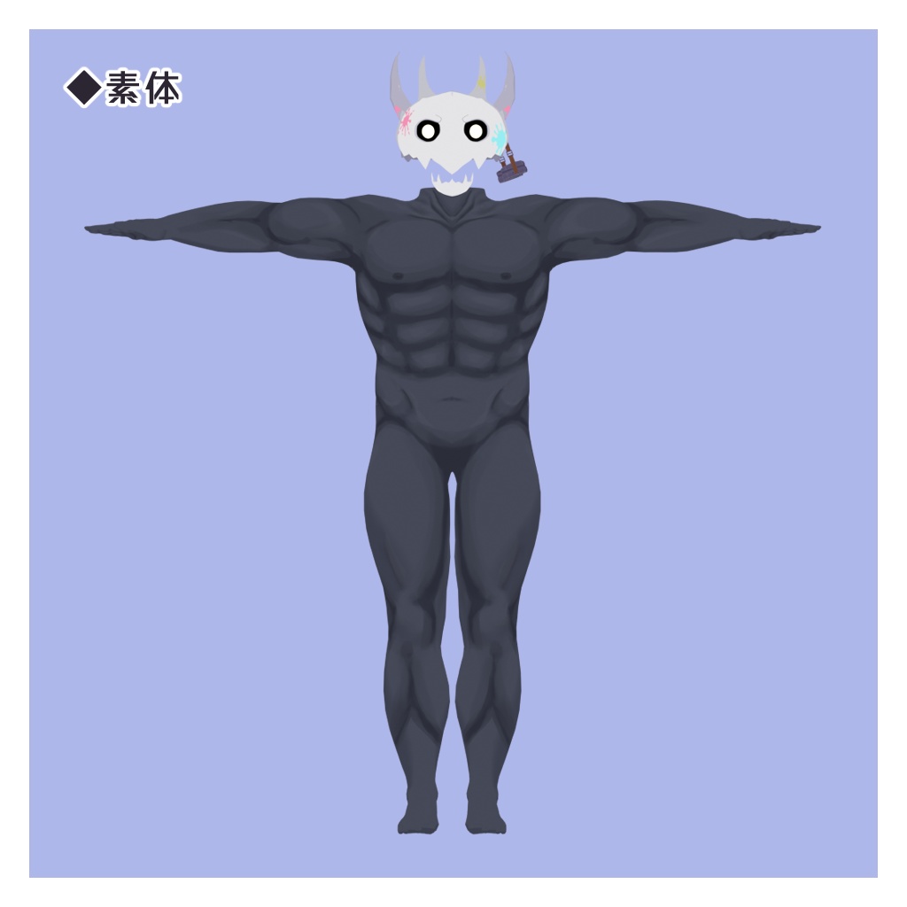 【オリジナル3Dモデル】ツキナガ