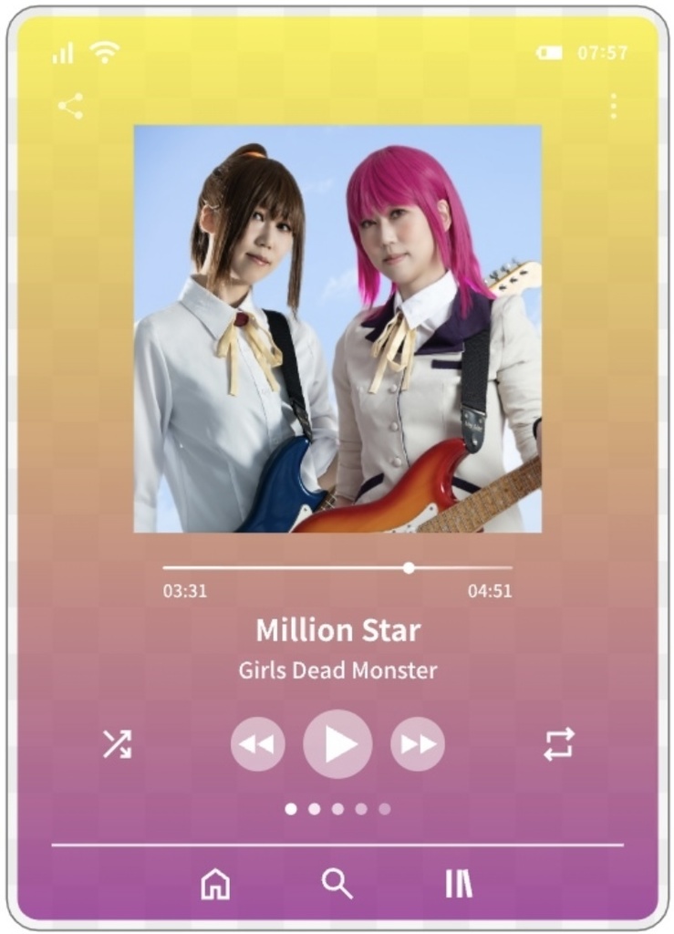 岩沢&ひさ子アクリルカードMillion Star