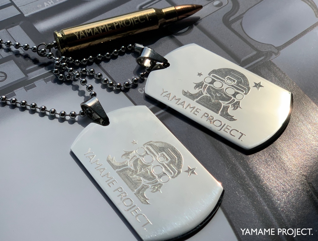 ドッグタグ］5.56mm NATO 実物ダミーカート付き DOG-TAG - YAMAME