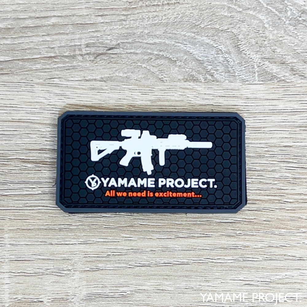 YAMAME PROJECT." PVC Patch YAMAME PROJECT. web shop BOOTH