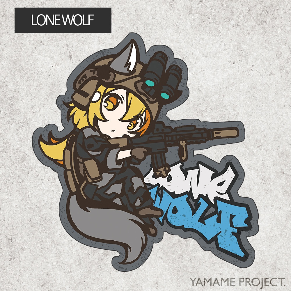 YAMAME Sticker collection［LONE WOLF］