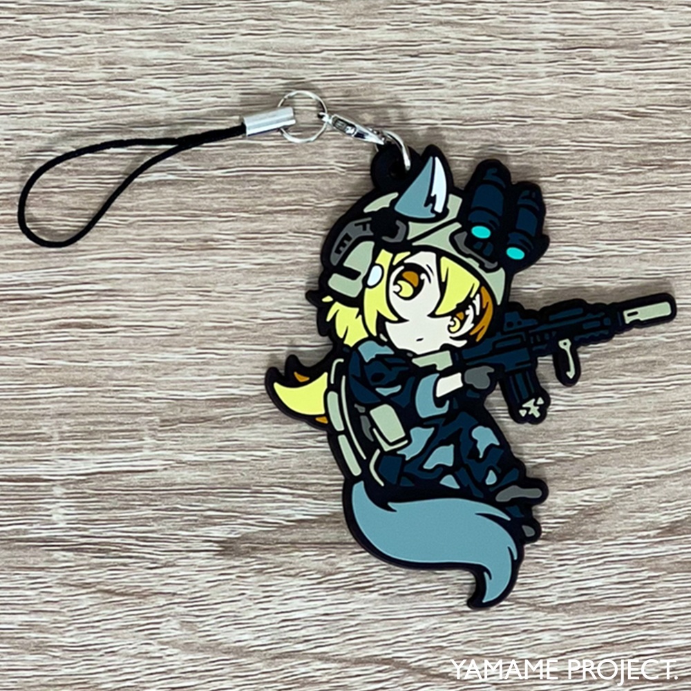 YAMAME ANIMAL FORCE ラバーストラップ