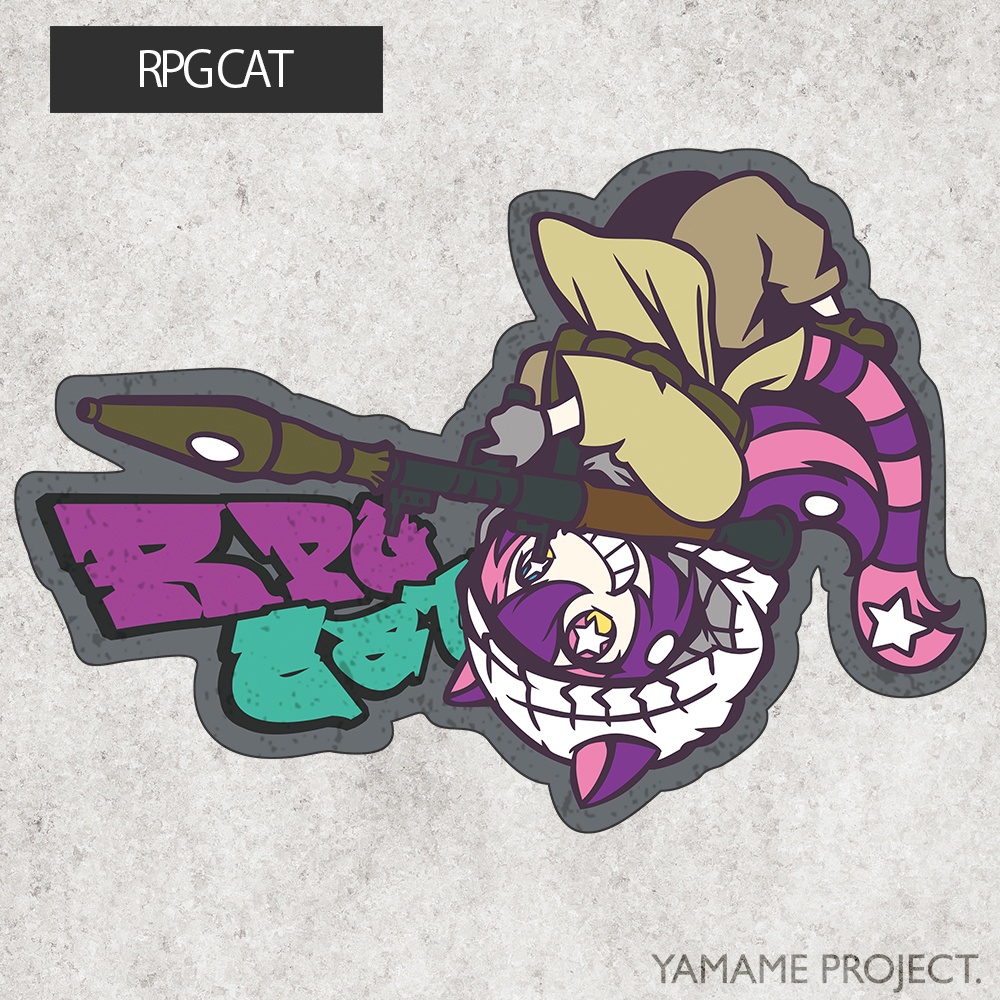 YAMAME Sticker collection［RPG CAT］