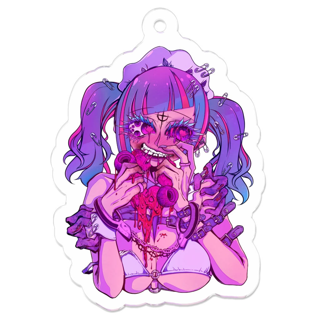 もぐもぐドーナツちゃん　アクリルキーホルダー