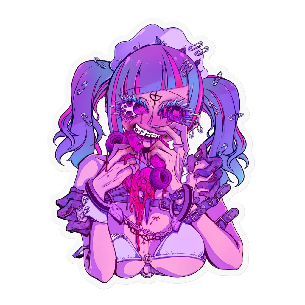 もぐもぐドーナツちゃん　ステッカー