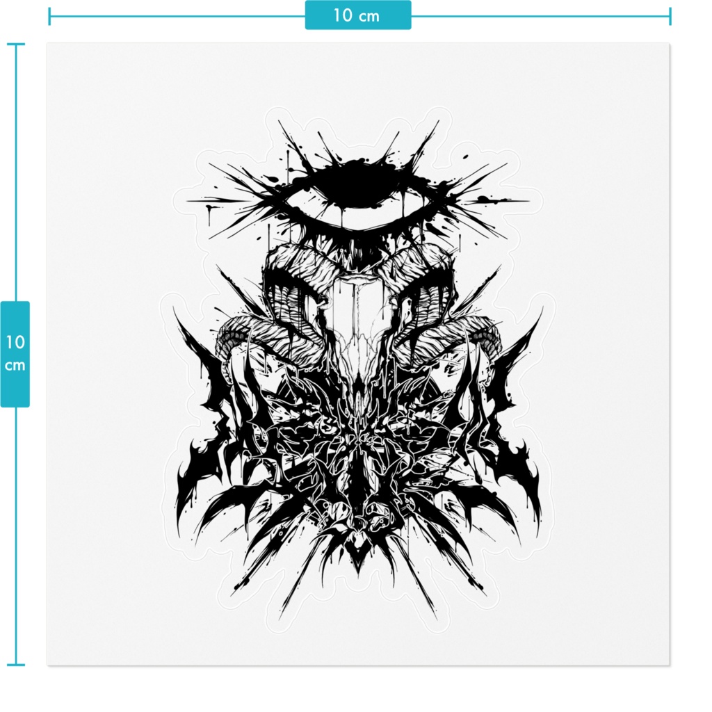 魔性 ステッカー