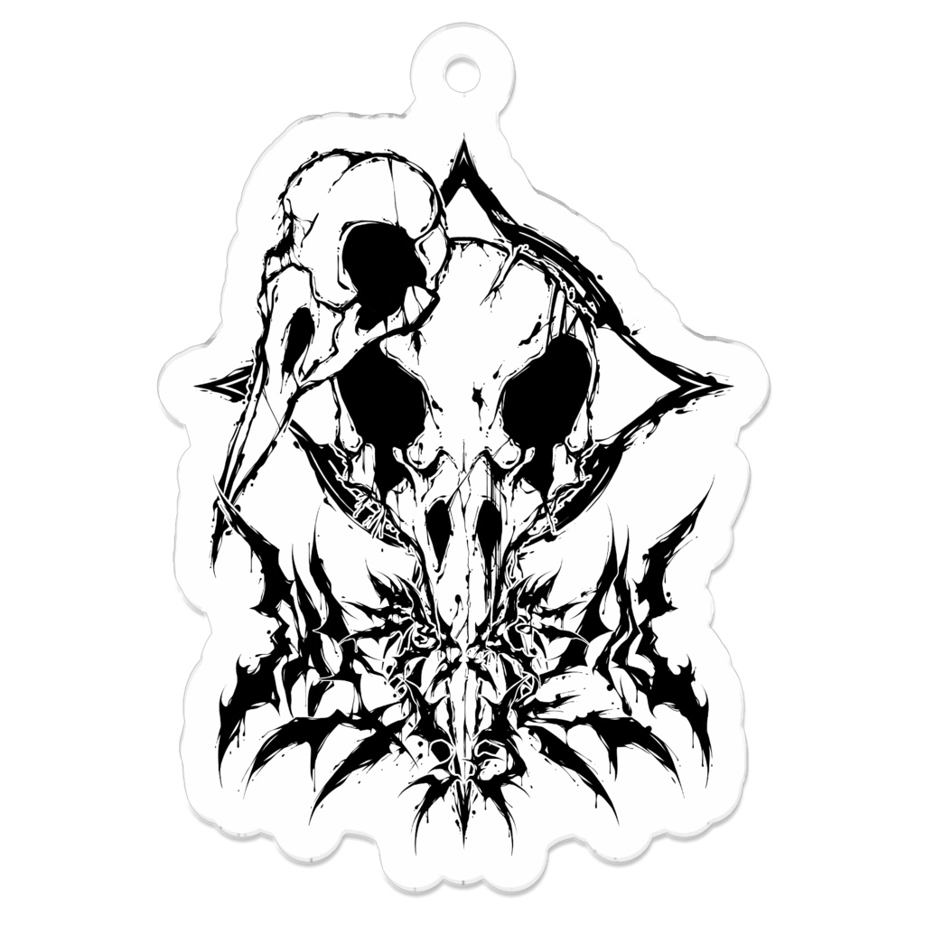 視線　アクリルキーホルダー