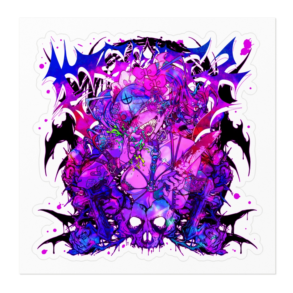 異常者ちゃん ステッカー