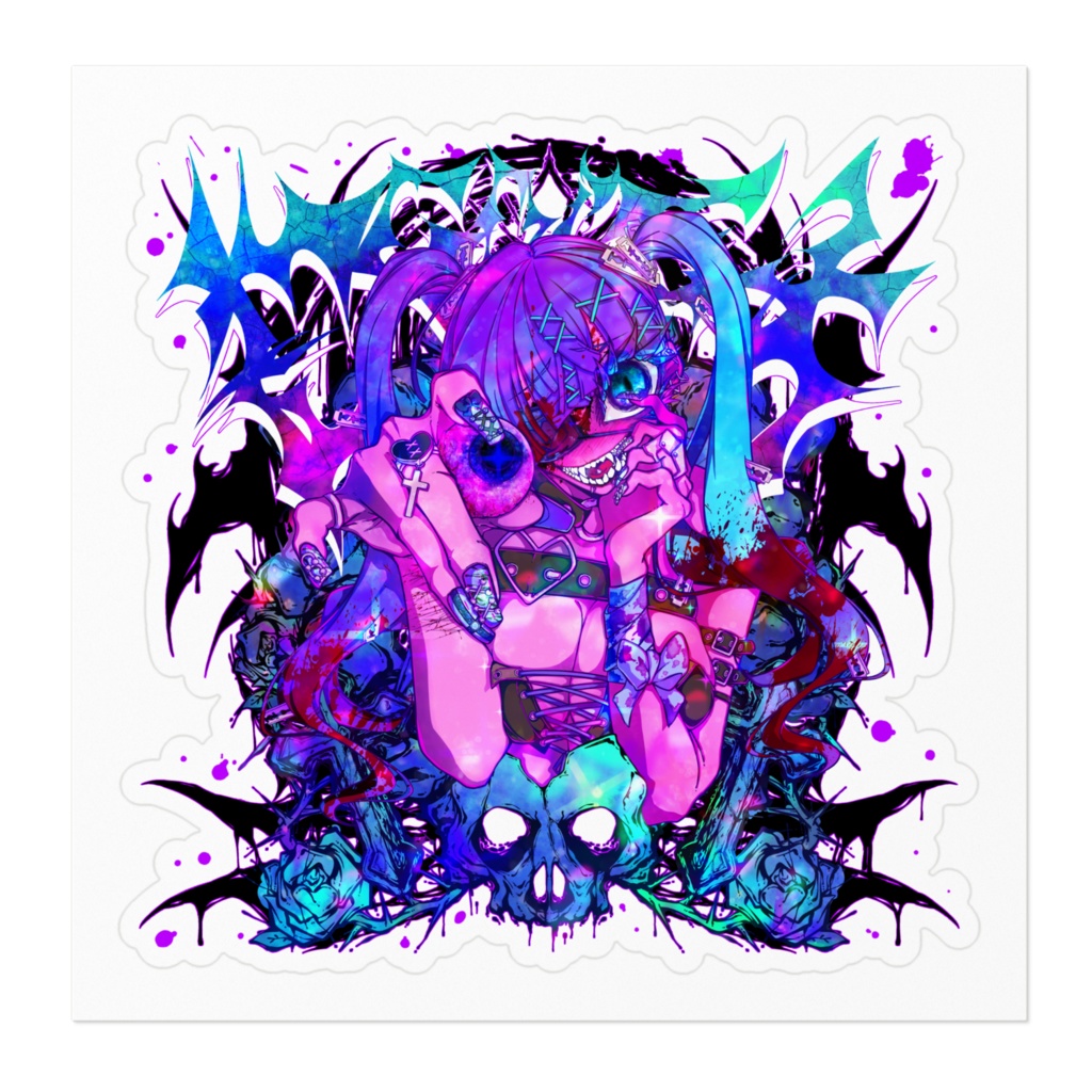 強制給餌 ステッカー