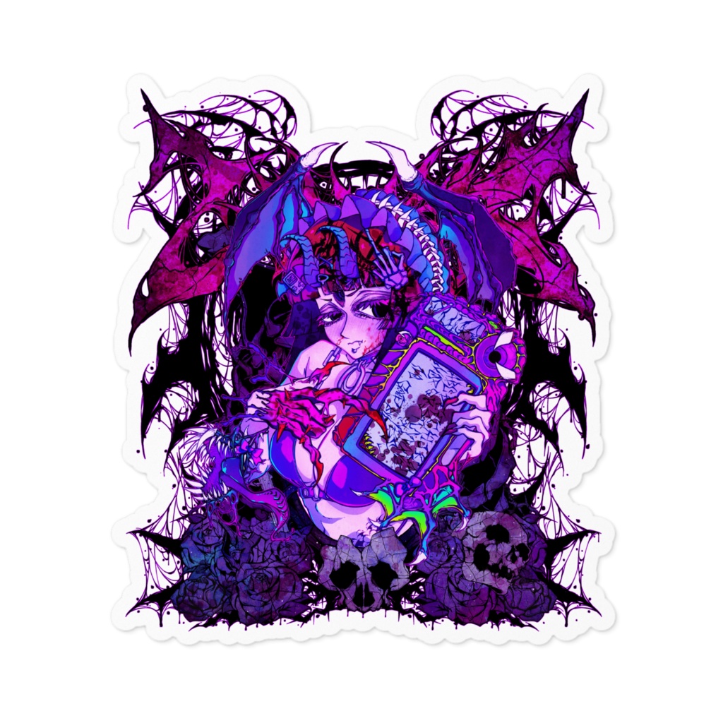 オカルトちゃん　ステッカー