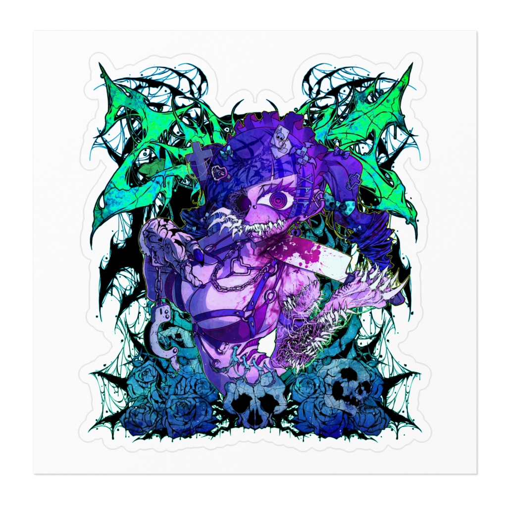 自己犠牲ちゃん ステッカー